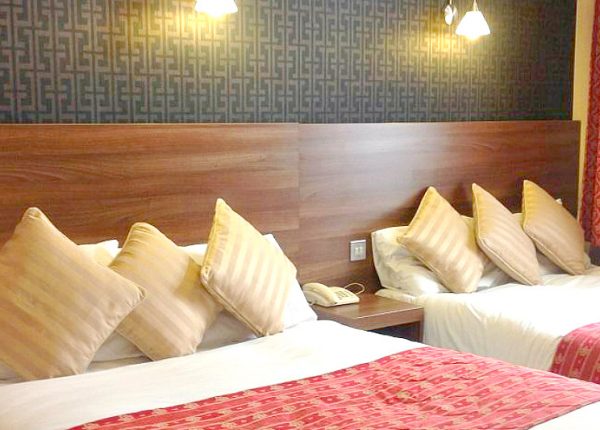 Quad room at Hotel Oliver